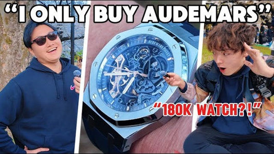 Asking Japanese People How Much They Spend on Watches - Street Interviews