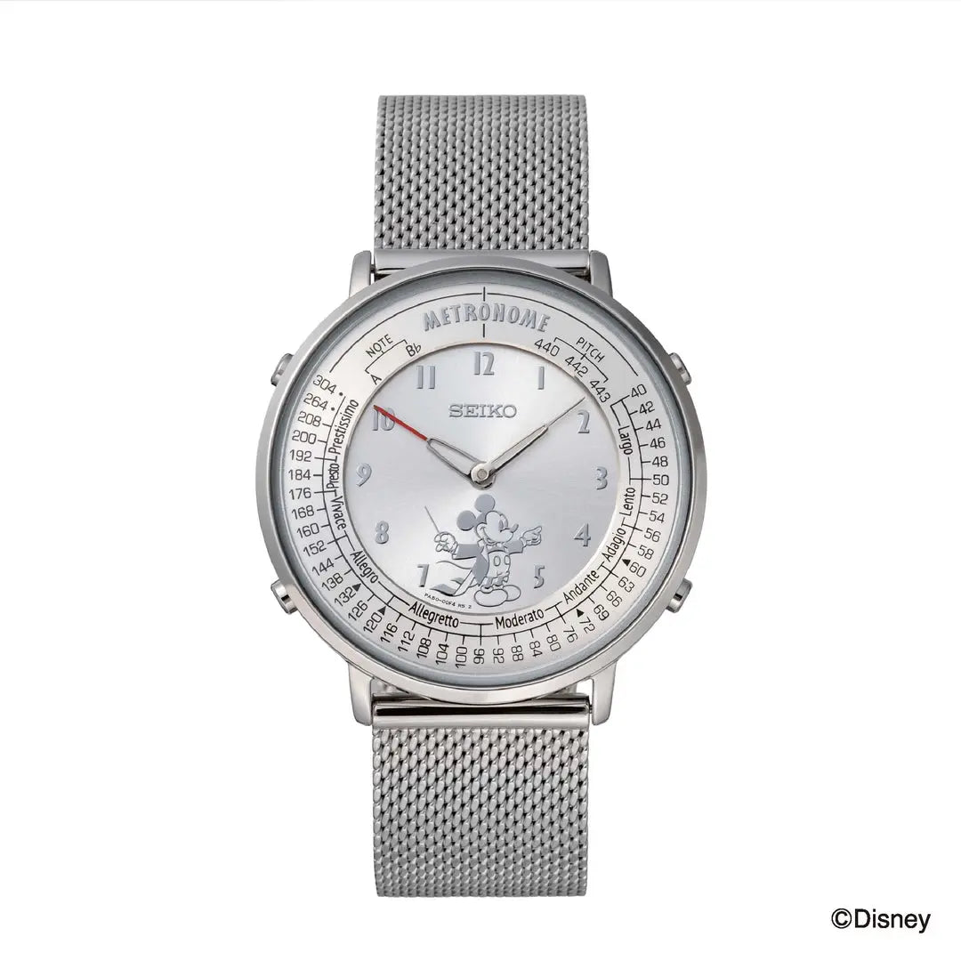 Mickey Mouse Metronome Watch Silver Metal Edition – The Japanese