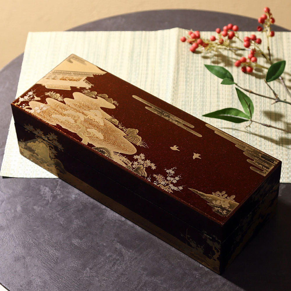 Aizu Lacquerware Luxury Watch Box for 5 Watches Made in Japan - The Japanese Factory