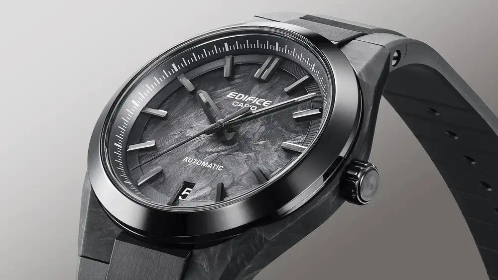 Casio EDIFICE EFK-100XPB-1AJF Forged Carbon Automatic Wristwatch - The Japanese Factory
