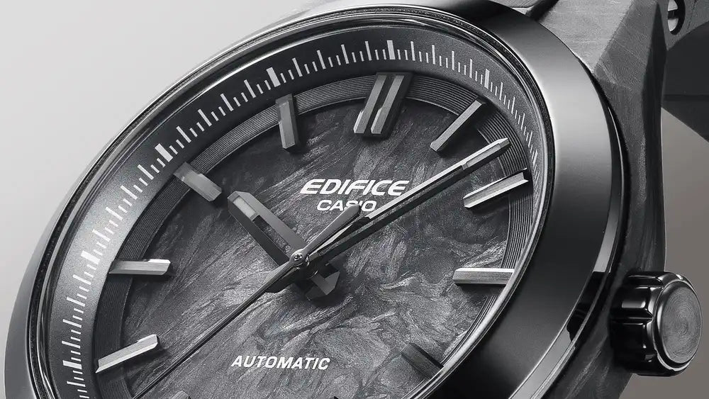 Casio EDIFICE EFK-100XPB-1AJF Forged Carbon Automatic Wristwatch - The Japanese Factory