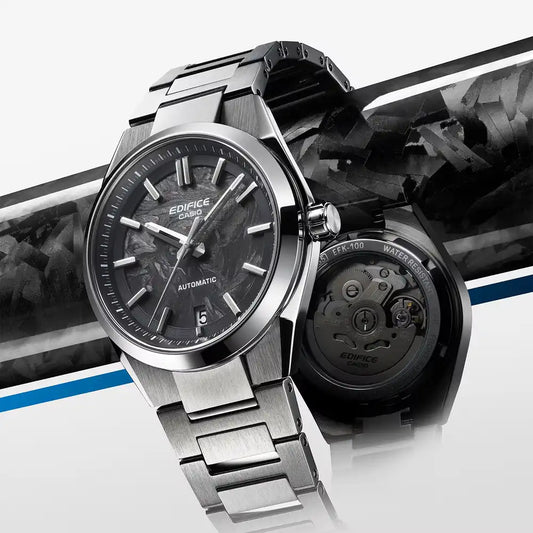 Casio EDIFICE EFK-100YCD-1AJF Forged Carbon Automatic Wristwatch - The Japanese Factory