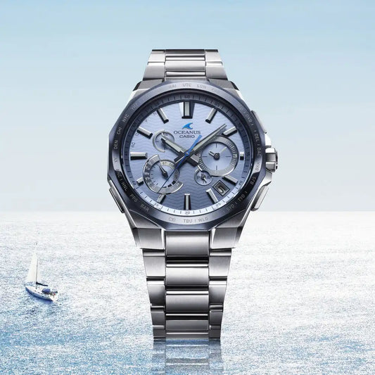 Casio OCEANUS 20th Anniversary Classic Line OCW-T6000BV-2AJR Chronograph Solar Radio Wave Bluetooth Men's Wristwatch - The Japanese Factory