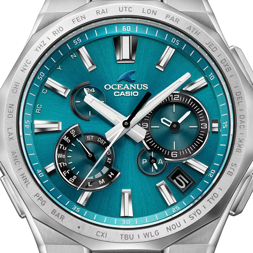Casio OCEANUS 20th Anniversary Classic Line OCW-T6000SG-2AJR Chronograph Solar Radio Wave Bluetooth Men's Wristwatch - The Japanese Factory