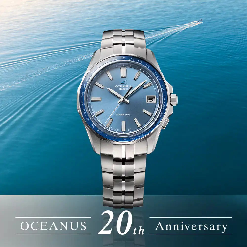 Casio OCEANUS 20th Anniversary Manta OCW-S400SG-2AJR Solar Radio Wave Bluetooth Men's Wristwatch - The Japanese Factory
