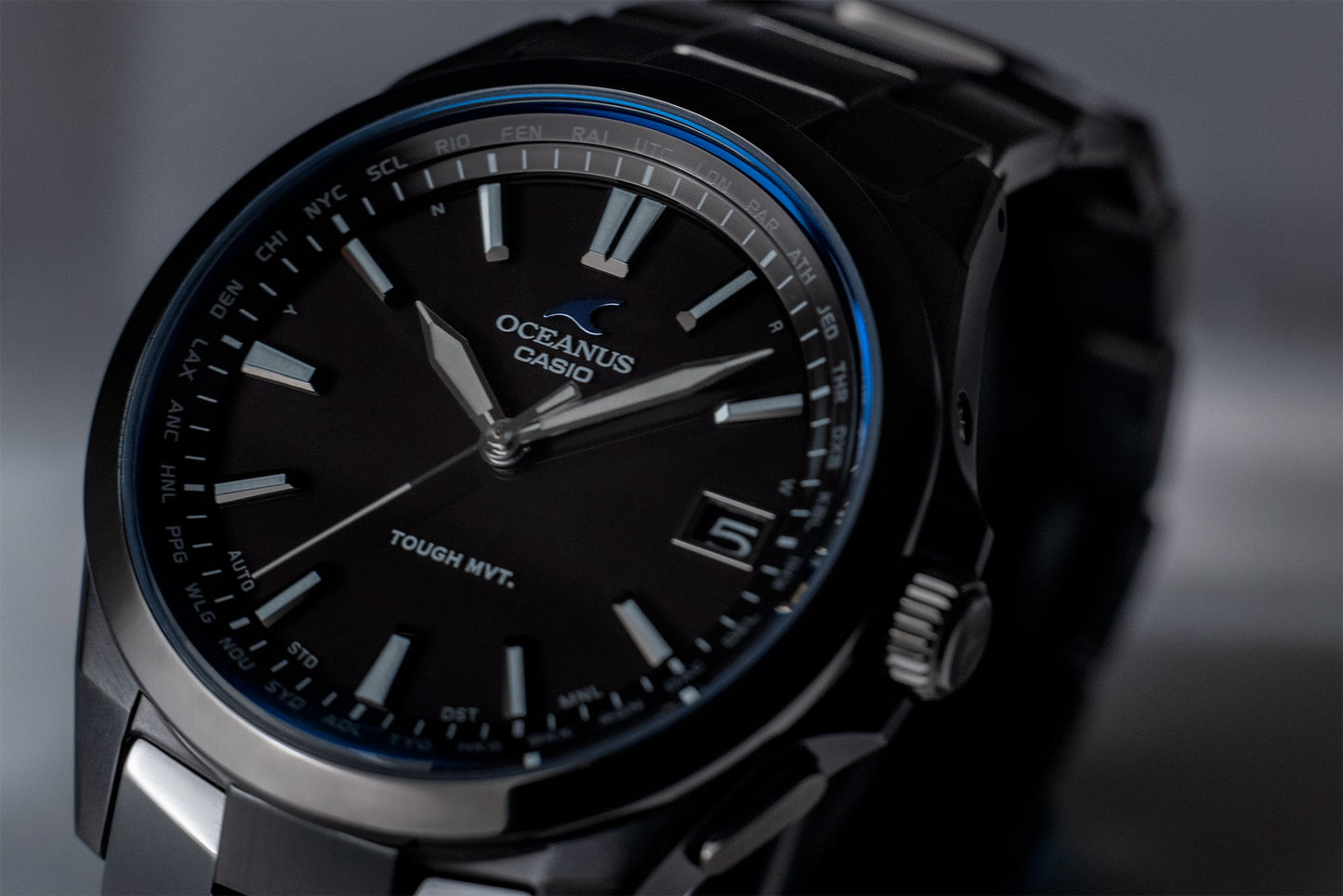 Casio OCEANUS 3 Hands Model OCW-S100B-1AJF Men's Wristwatch - The Japanese Factory