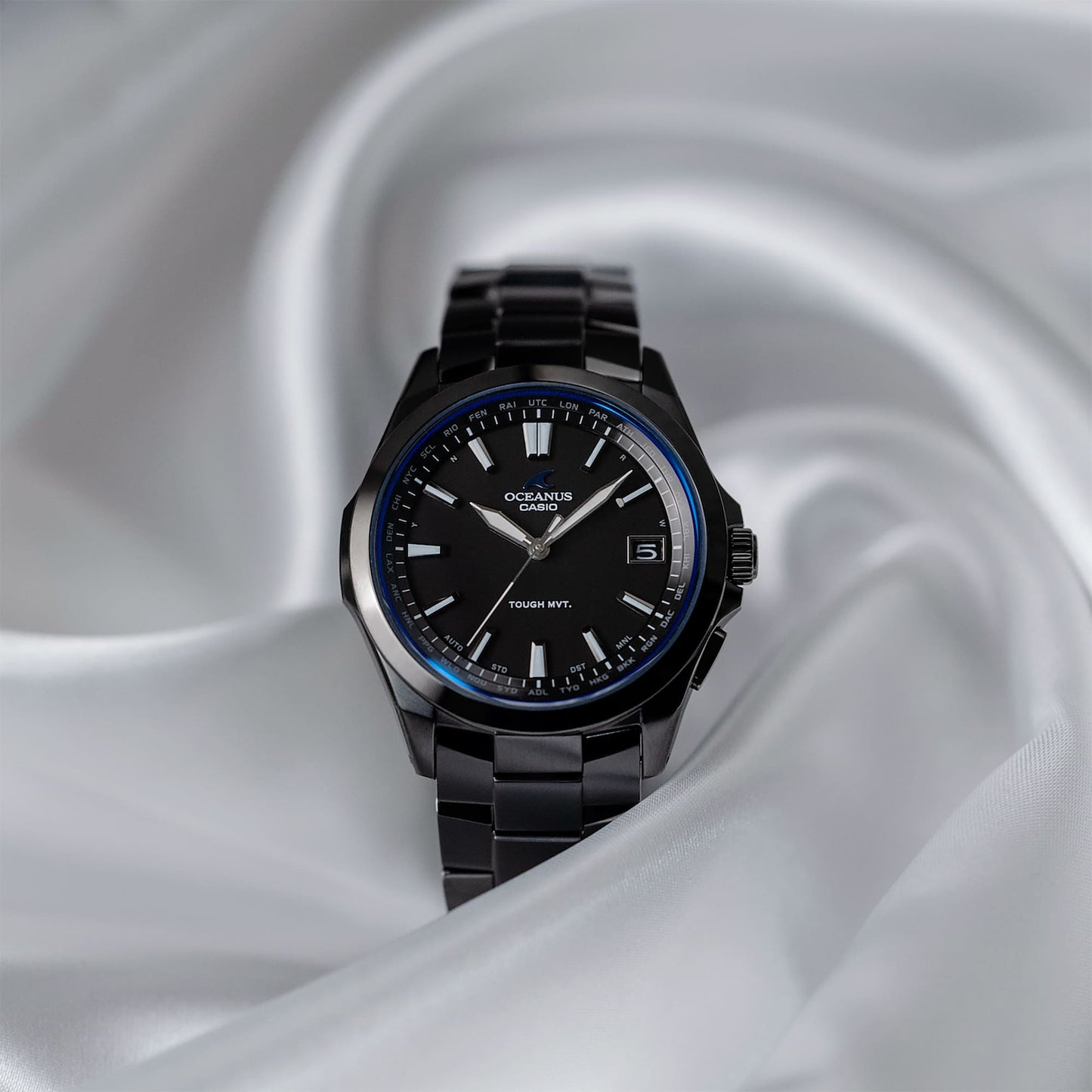 Casio OCEANUS 3 Hands Model OCW-S100B-1AJF Men's Wristwatch - The Japanese Factory