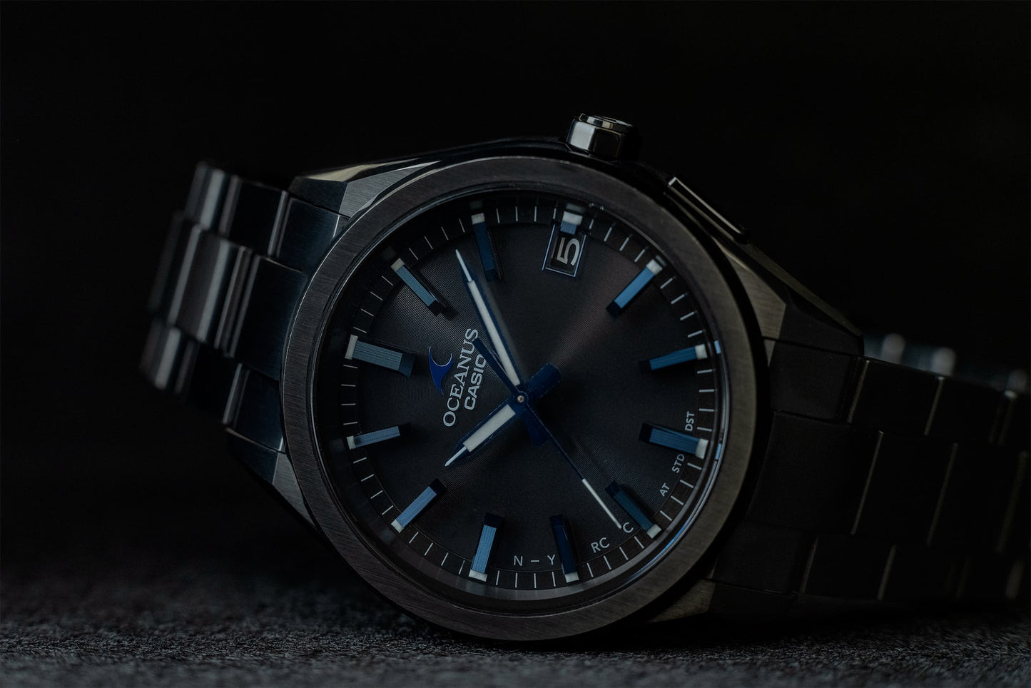 Casio OCEANUS 3 Hands Model OCW-T200SB-1AJF Men's Wristwatch - The Japanese Factory