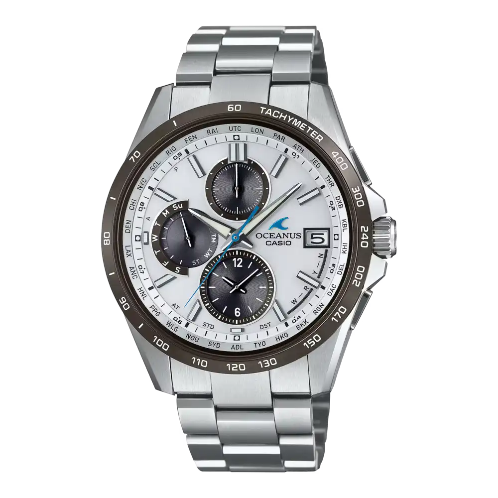 Casio OCEANUS Classic Line OCW-T2600J-7AJF Chronograph Solar Radio Wave Men's Wristwatch - The Japanese Factory