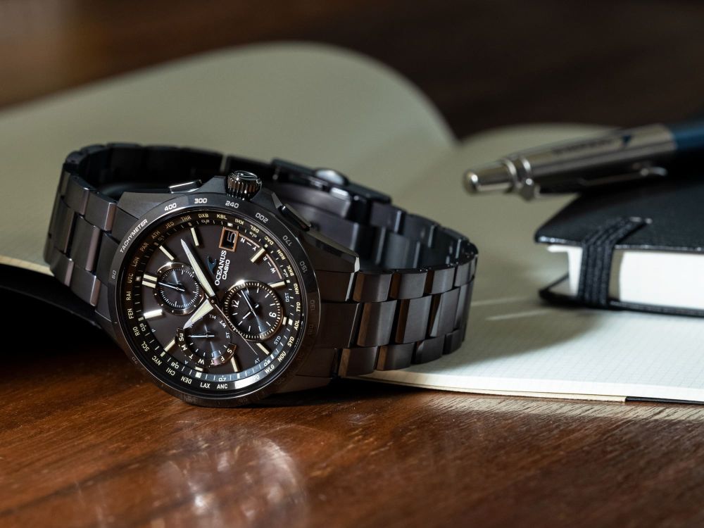 Casio OCEANUS Classic Line OCW-T2600JB-1AJF Chronograph Solar Radio Wave Men's Wristwatch - The Japanese Factory