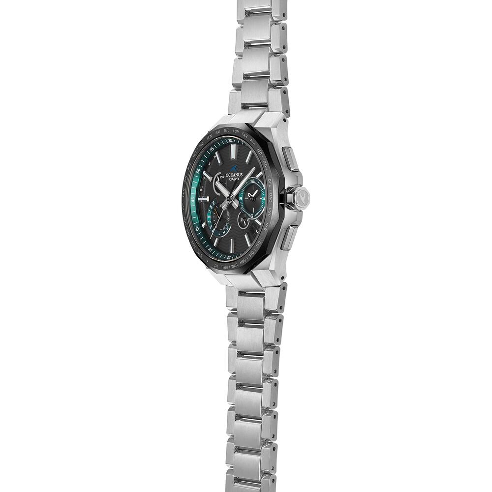 Casio OCEANUS Classic Line OCW-T6000A-1AJF Chronograph Solar Radio Wave Bluetooth Men's Wristwatch - The Japanese Factory