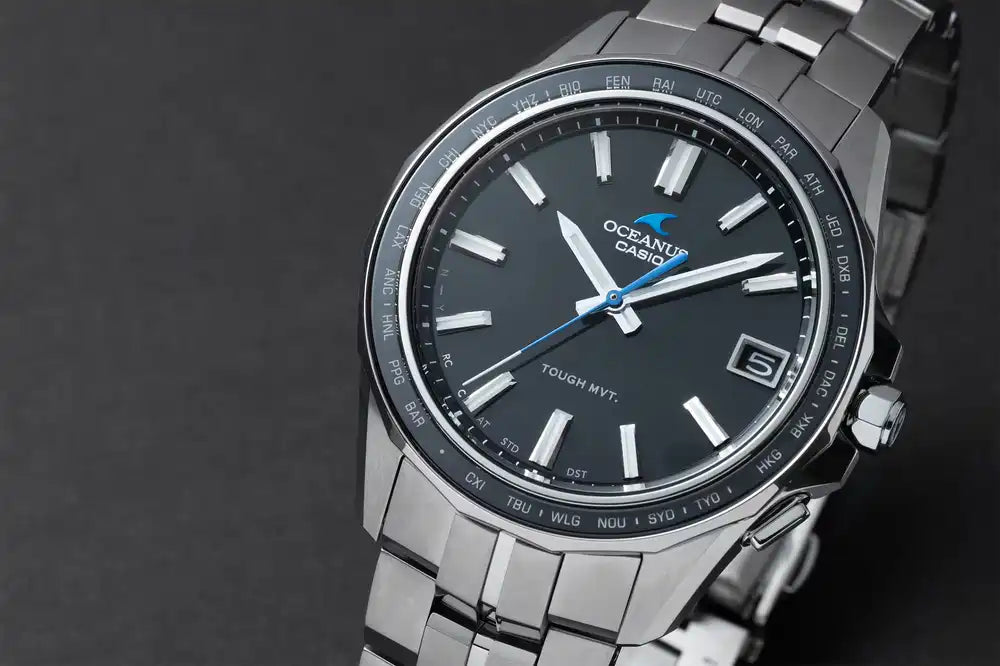 Casio OCEANUS Manta OCW-S400-1AJF Solar Radio Wave Bluetooth Men's Wristwatch - The Japanese Factory