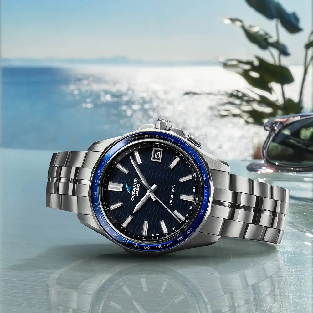 Casio OCEANUS Manta OCW-S400-2AJF Solar Radio Wave Bluetooth Men's Wristwatch - The Japanese Factory