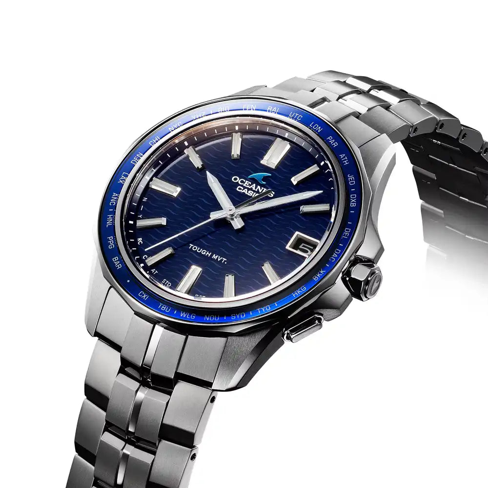 Casio OCEANUS Manta OCW-S400-2AJF Solar Radio Wave Bluetooth Men's Wristwatch - The Japanese Factory