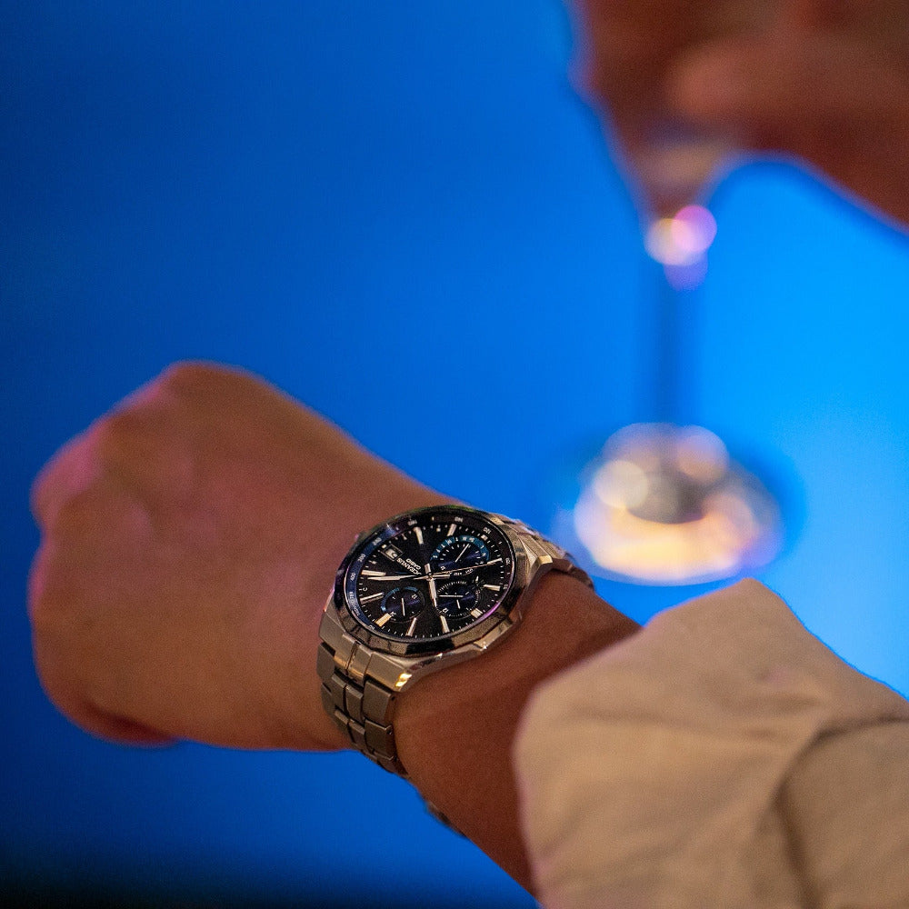 Casio OCEANUS Manta OCW-S5000E-1AJF Chronograph Solar Radio Wave Bluetooth Men's Wristwatch - The Japanese Factory