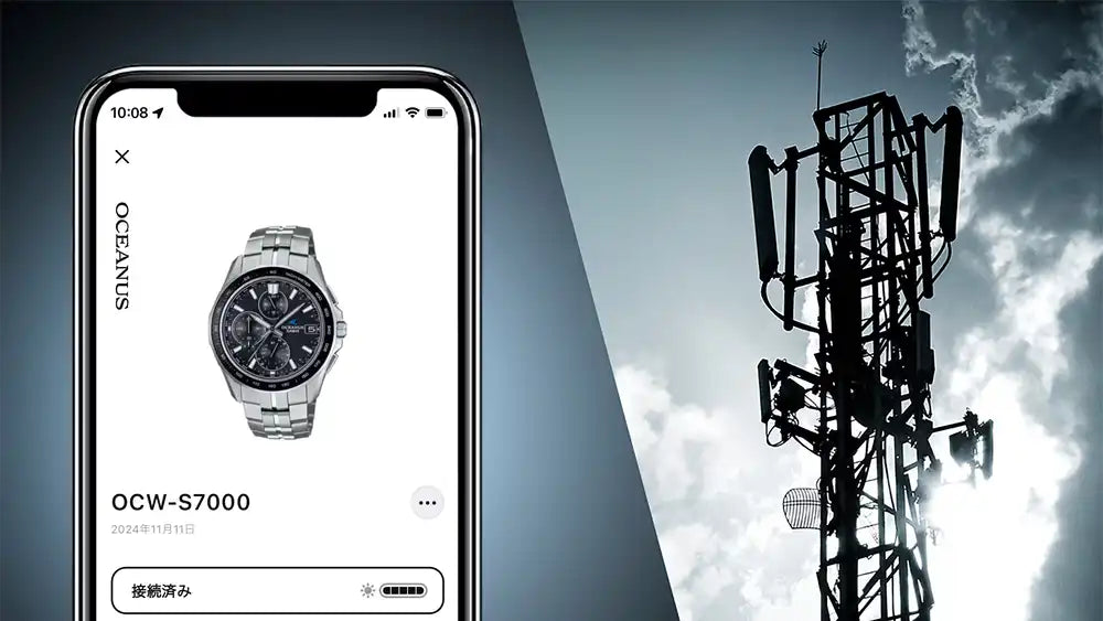 Casio OCEANUS Manta OCW-S7000-1A2JF Chronograph Solar Radio Wave Bluetooth Men's Wristwatch - The Japanese Factory