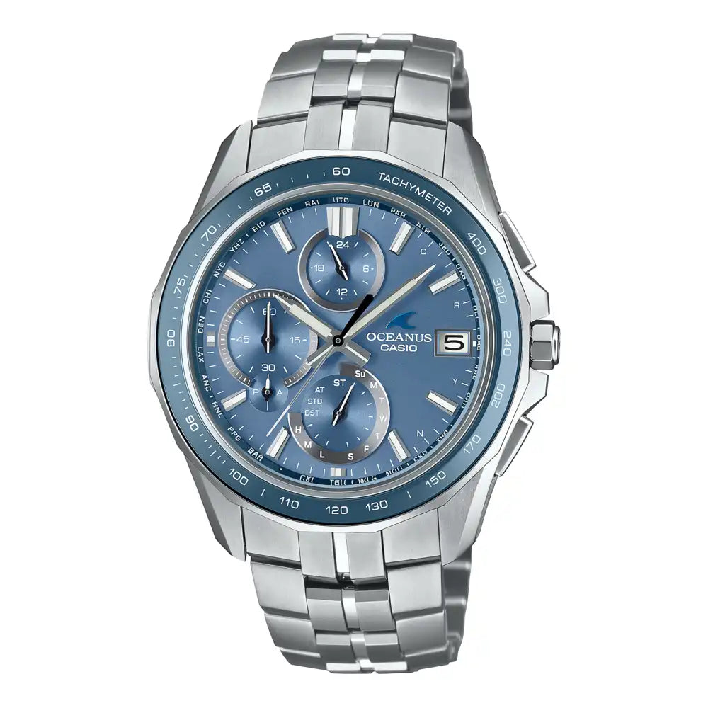Casio OCEANUS Manta OCW-S7000E-2AJF Chronograph Solar Radio Wave Bluetooth Men's Wristwatch - The Japanese Factory
