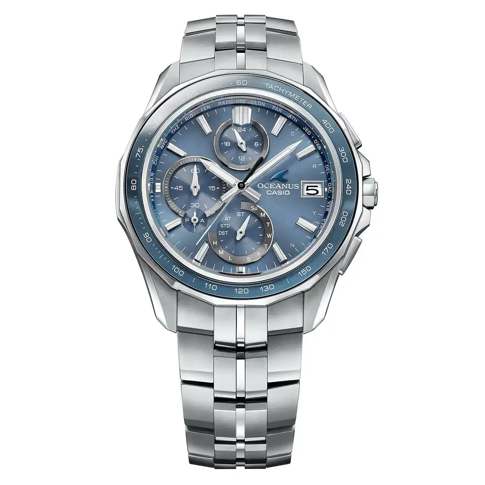 Casio OCEANUS Manta OCW-S7000E-2AJF Chronograph Solar Radio Wave Bluetooth Men's Wristwatch - The Japanese Factory
