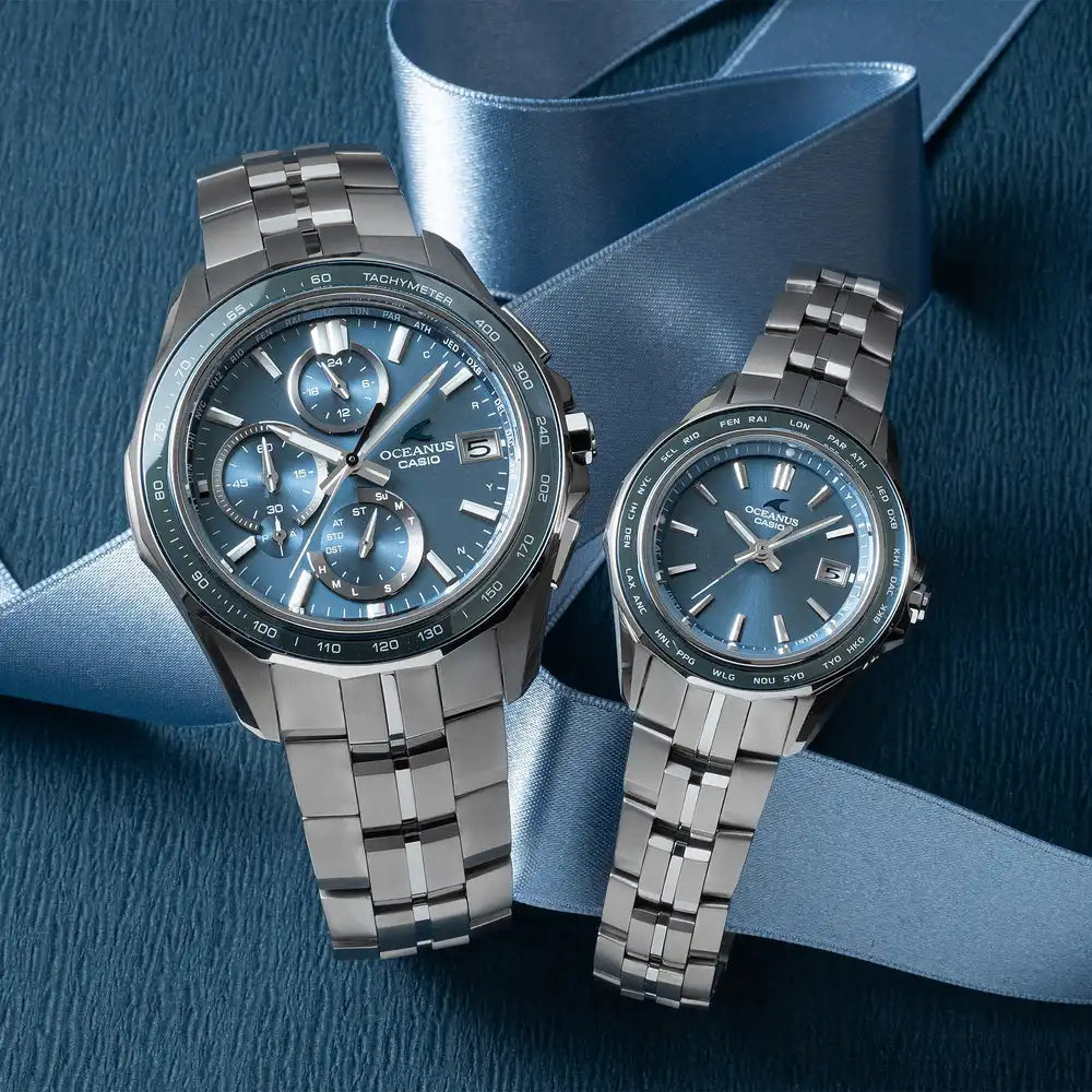Casio OCEANUS Manta OCW-S7000E-2AJF Chronograph Solar Radio Wave Bluetooth Men's Wristwatch - The Japanese Factory