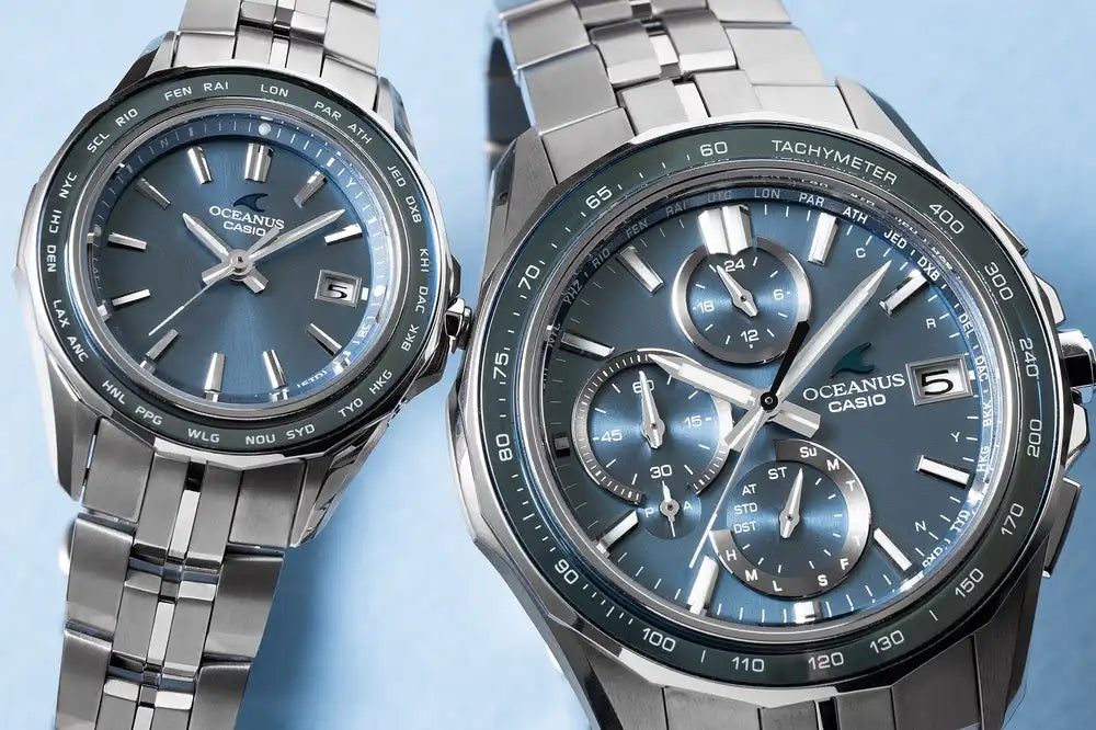 Casio OCEANUS Manta OCW-S7000E-2AJF Chronograph Solar Radio Wave Bluetooth Men's Wristwatch - The Japanese Factory