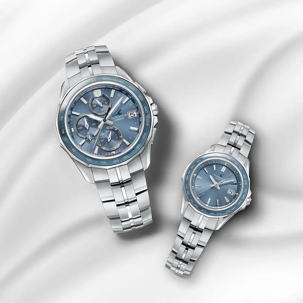 Casio OCEANUS Manta OCW-S7000E-2AJF Chronograph Solar Radio Wave Bluetooth Men's Wristwatch - The Japanese Factory