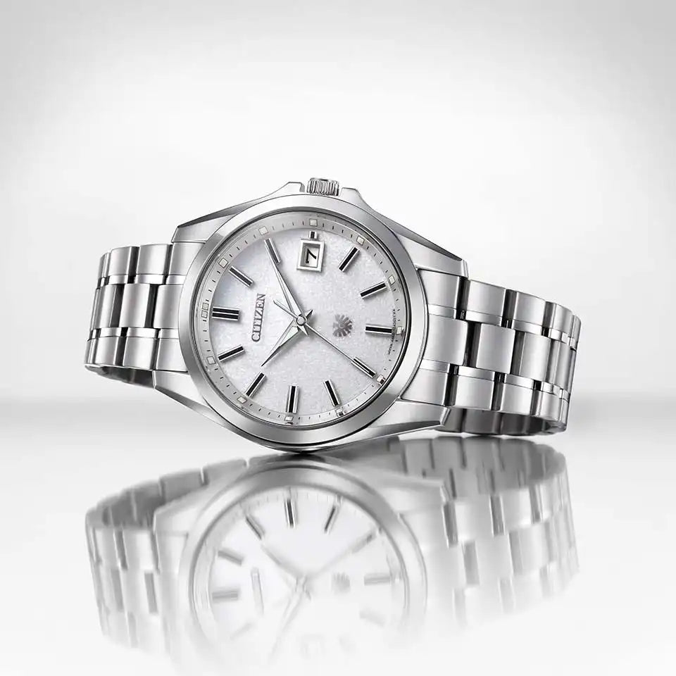 Citizen The Citizen AQ4091-56A Washi Paper Dial Eco-Drive JDM Men's Wristwatch - The Japanese Factory