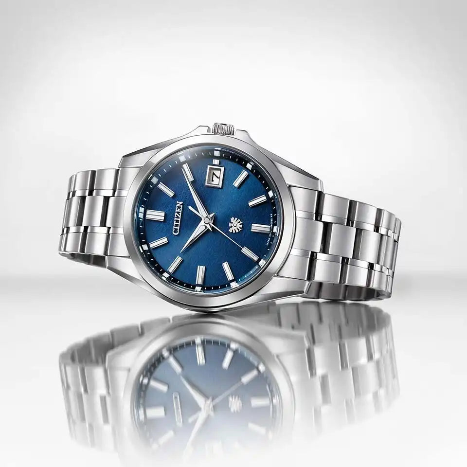 Citizen The Citizen AQ4091-56L Washi Paper Dial Eco-Drive JDM Men's Wristwatch - The Japanese Factory