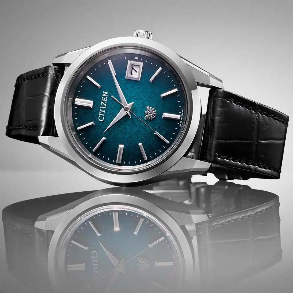 Citizen The Citizen The Iconic Nature Collection AQ4100-22W Limited Edition Washi Dial Eco-Drive Men's Wristwatch- The Japanese Factory
