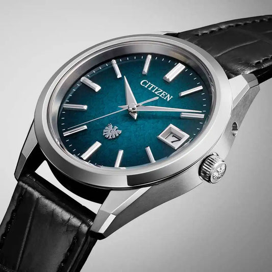 Citizen The Citizen The Iconic Nature Collection AQ4100-22W Limited Edition Washi Dial Eco-Drive Men's Wristwatch- The Japanese Factory