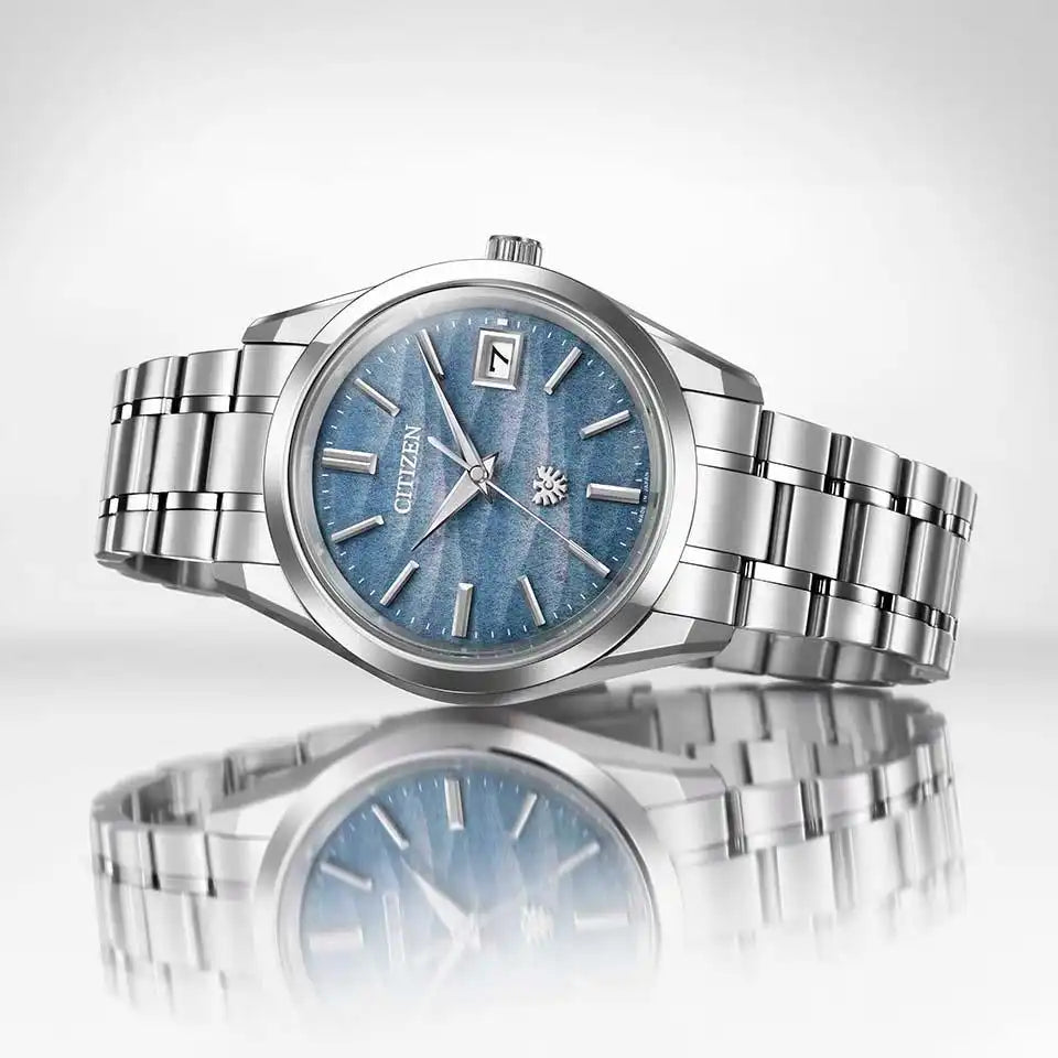 Citizen The Citizen The Iconic Nature Collection AQ4100-65H Limited Edition Washi Dial Eco-Drive Men's Wristwatch - The Japanese Factory