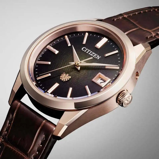 Citizen The Citizen The Iconic Nature Collection AQ4106-00W Limited Edition Washi Dial Eco-Drive Men's Wristwatch - The Japanese Factory