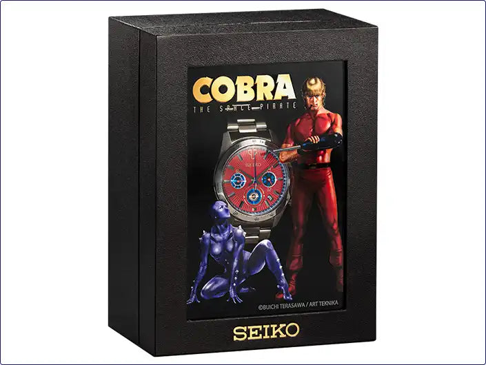 Cobra The Space Pirate 45th Anniversary x Seiko Anime Collaboration Wristwatch Limited Edition - The Japanese Factory