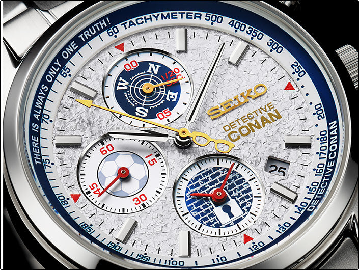 Detective Conan x SEIKO Chronograph Watch with Acrylic Display Stand Limited Edition - The Japanese Factory