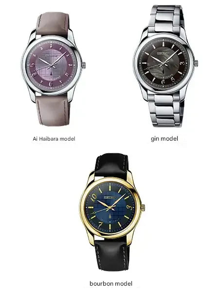 Detective Conan x Seiko Official Anime Collaboration Wristwatch with Acrylic Display Stand Limited Edition - The Japanese Factory