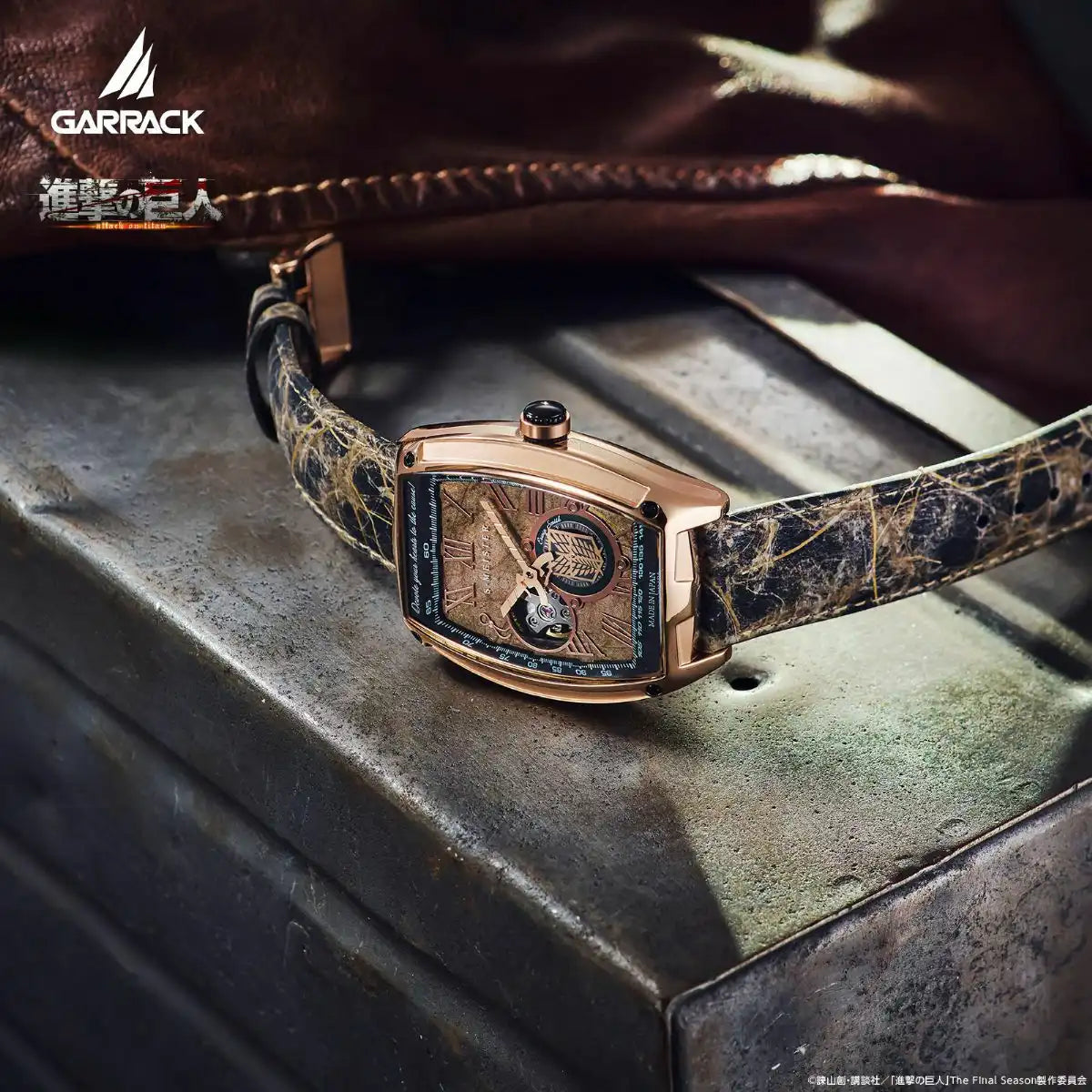 GARRACK Attack on Titan x S-MEISTER Erwin Smith SMS-47-SK-ES Limited Edition Anime Collaboration Watch - The Japanese Factory