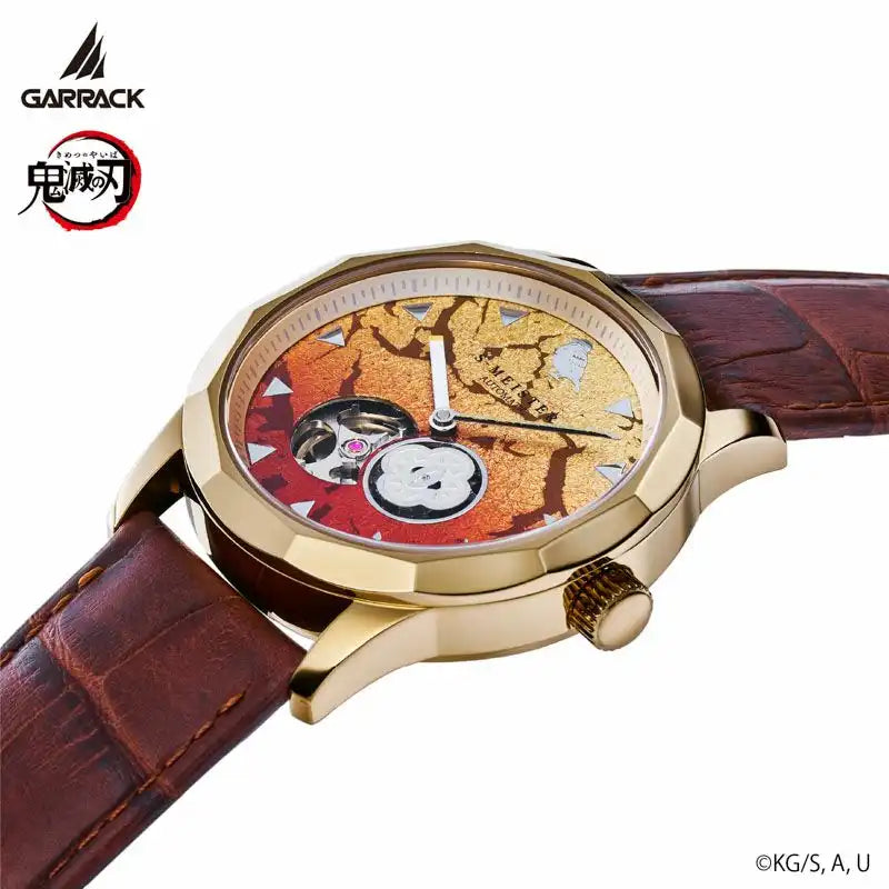 GARRACK Demon Slayer: Kimetsu no Yaiba x S-MEISTER Zenitsu Agatsuma Model 2 SMS-40-KY-AZ Anime Collaboration Watch - The Japanese Factory