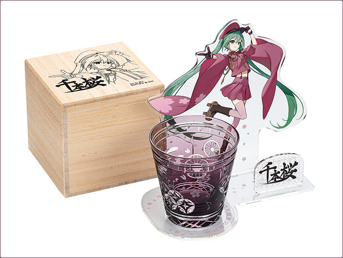 Hatsune Miku Senbonzakura Edo Kiriko Glass Limited Edition - The Japanese Factory