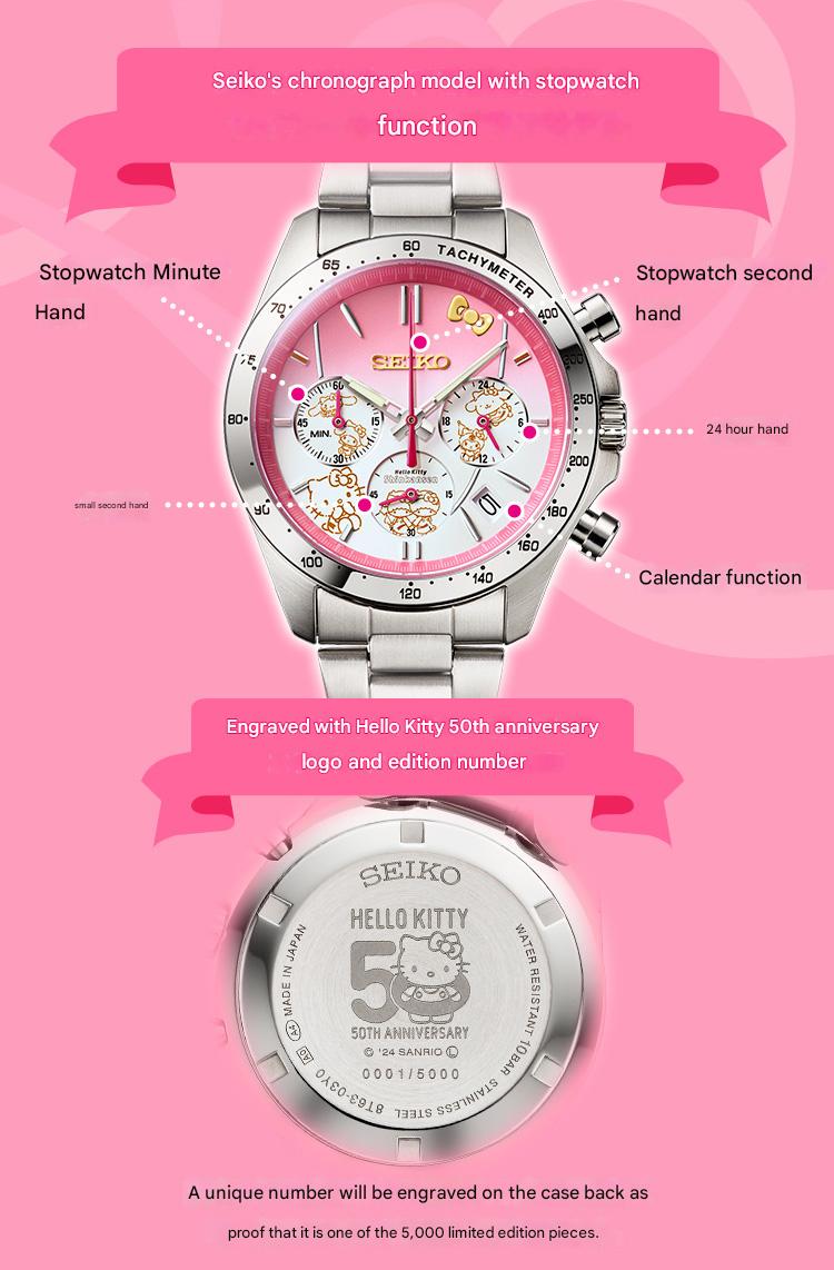 Hello Kitty Shinkansen 50th Anniversary Limited Edition Watch_img_02