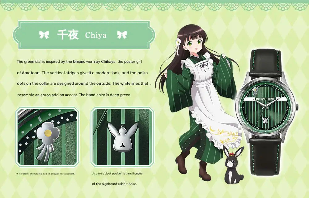 Is the Order a Rabbit? x Citizen INDEPENDENT Anime Collaboration Wristwatch Limited Edition - The Japanese Factory