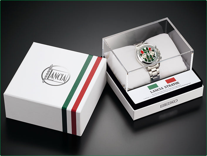 Lancia Stratos 50th Anniversary Seiko Collaboration Watch Limited Edition - The Japanese Factory