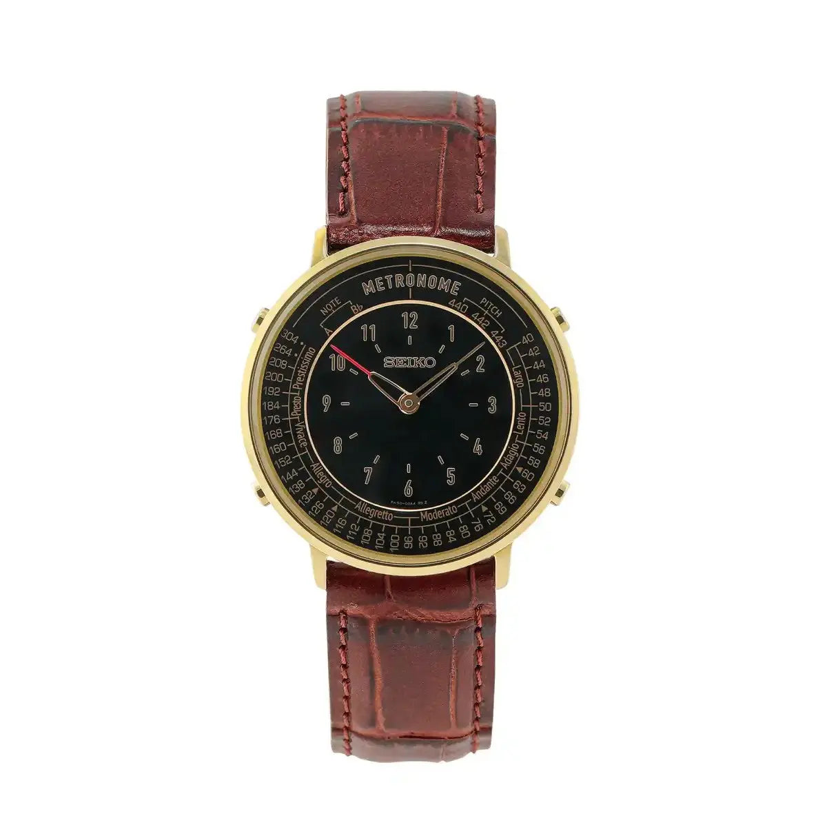 Seiko Metronome Watch SMW001AP Standard Line (Dark Brown) Classic