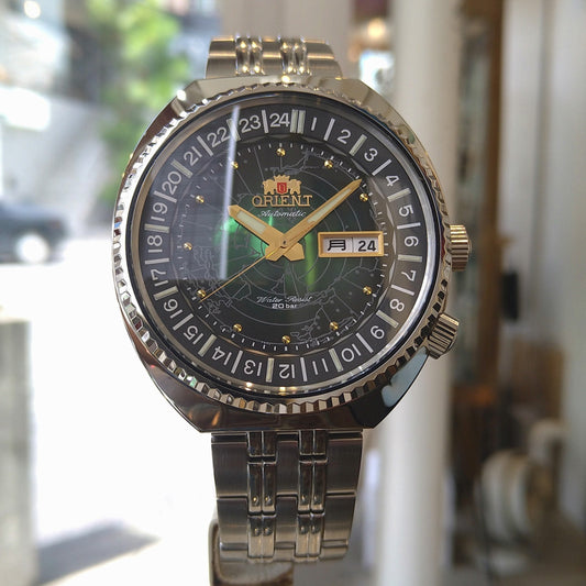 ORIENT Revival World Map Diver RA-AA0E02E Men's Wristwatch - The Japanese Factory