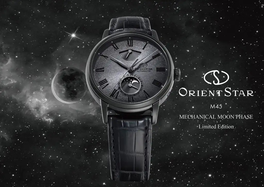 Orient Star Classic M45 F7 Mechanical Moon Phase RK-AY0122N Limited Edition Automatic Men's Wristwatch - The Japanese Factory