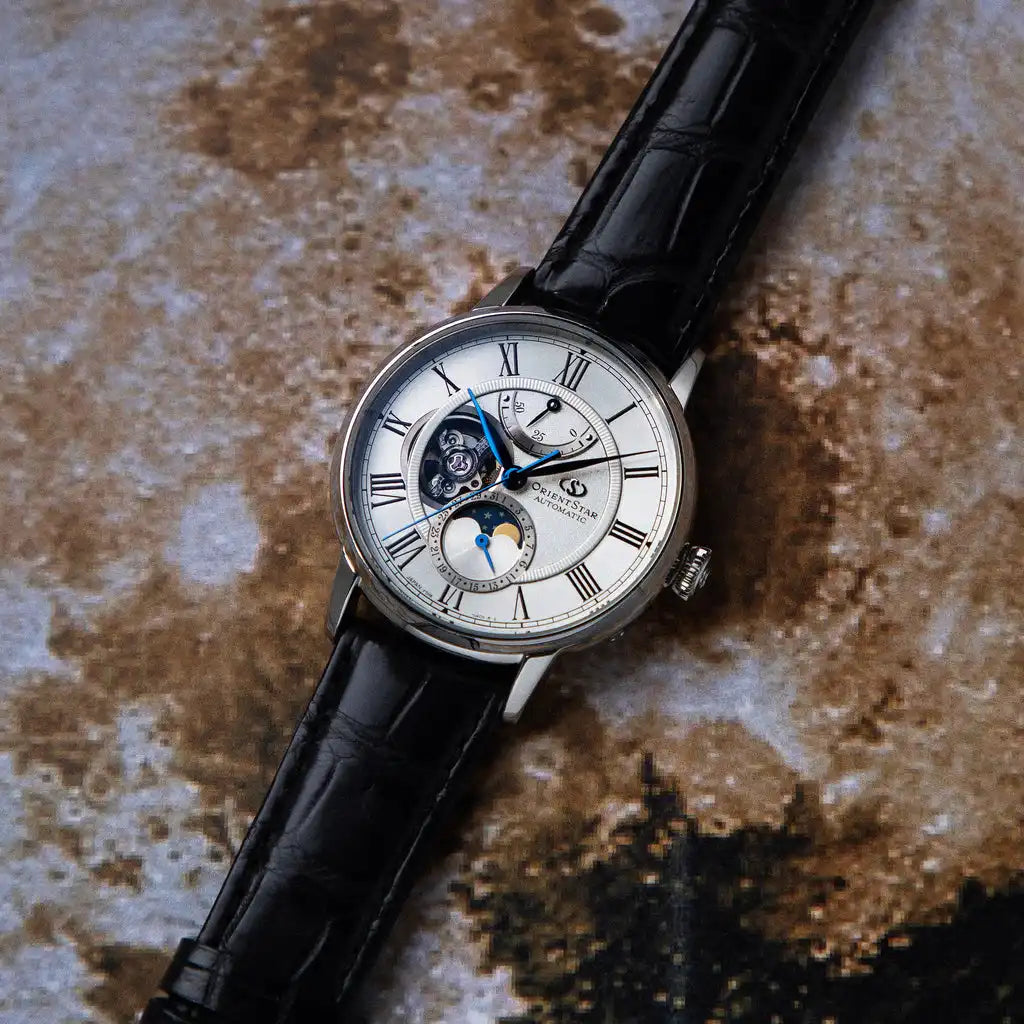 Orient Star Classic M45 F7 Mechanical Moon Phase RK-AY0101S Automatic Men's Wristwatch - The Japanese Factory