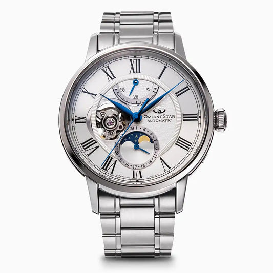 Orient Star Classic M45 F7 Mechanical Moon Phase RK-AY0102S Automatic Men's Wristwatch - The Japanese Factory