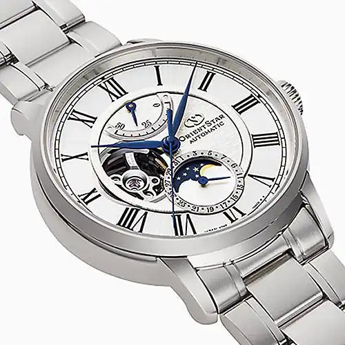 Orient Star Classic M45 F7 Mechanical Moon Phase RK-AY0102S Automatic Men's Wristwatch - The Japanese Factory