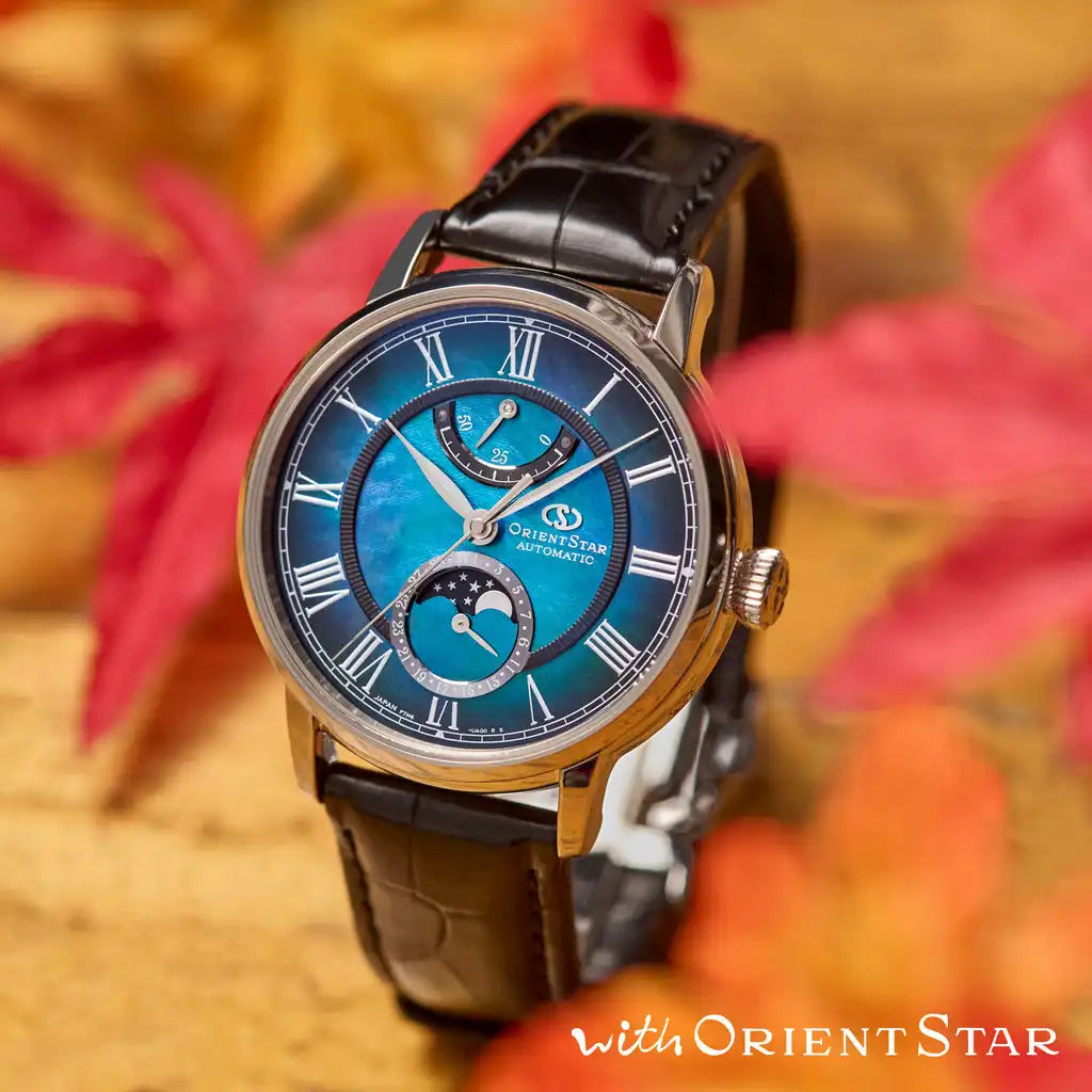Orient Star Classic M45 F7 Mechanical Moon Phase RK-AY0114A Limited Edition Automatic Men's Wristwatch - The Japanese Factory