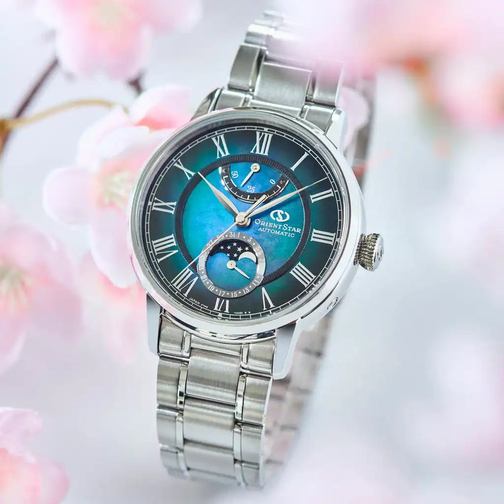 Orient Star Classic M45 F7 Mechanical Moon Phase RK-AY0114A Limited Edition Automatic Men's Wristwatch - The Japanese Factory