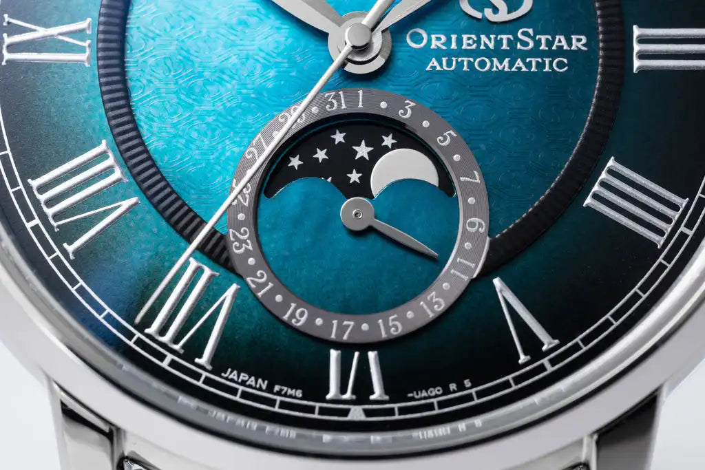 Orient Star Classic M45 F7 Mechanical Moon Phase RK-AY0114A Limited Edition Automatic Men's Wristwatch - The Japanese Factory