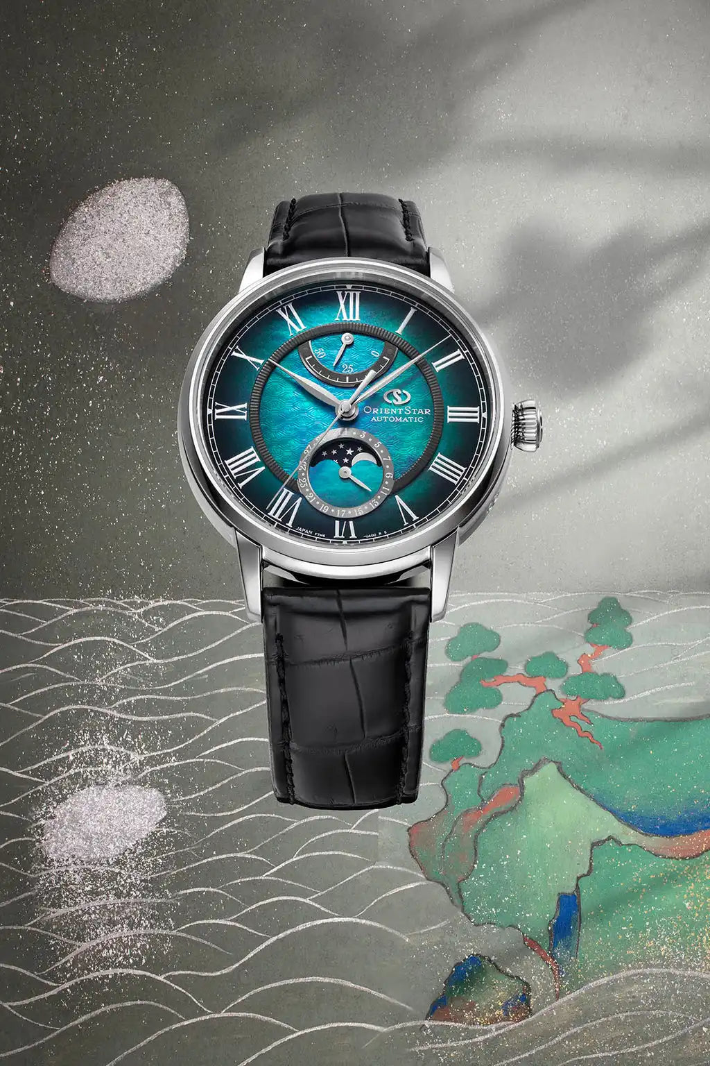 Orient Star Classic M45 F7 Mechanical Moon Phase RK-AY0114A Limited Edition Automatic Men's Wristwatch - The Japanese Factory